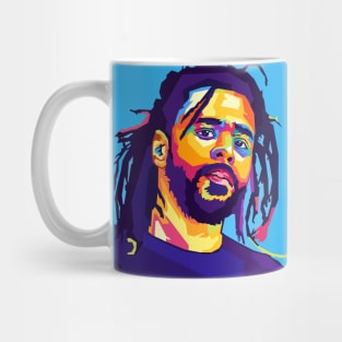 J Cole Wpap Art Mug